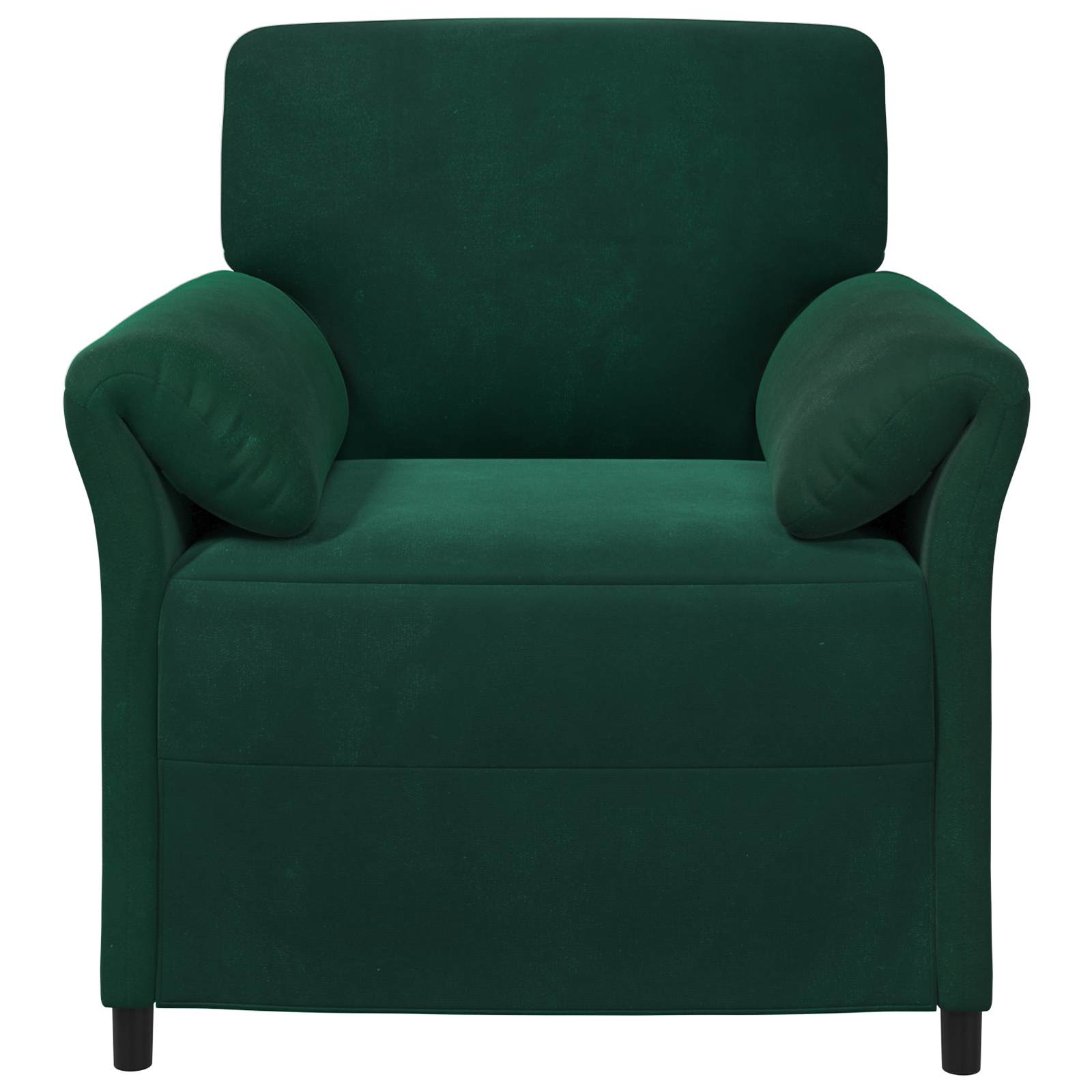 vidaXL Sofa 1-osobowa Ciemnozielony 88 x 83 x 95 cm Welur