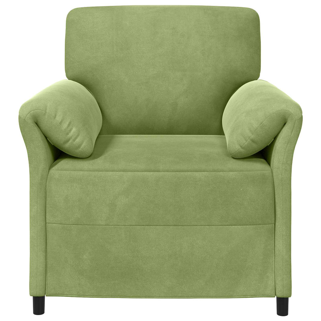 vidaXL Sofa 1-osobowa Jasnozielony 88 x 83 x 95 cm Welur