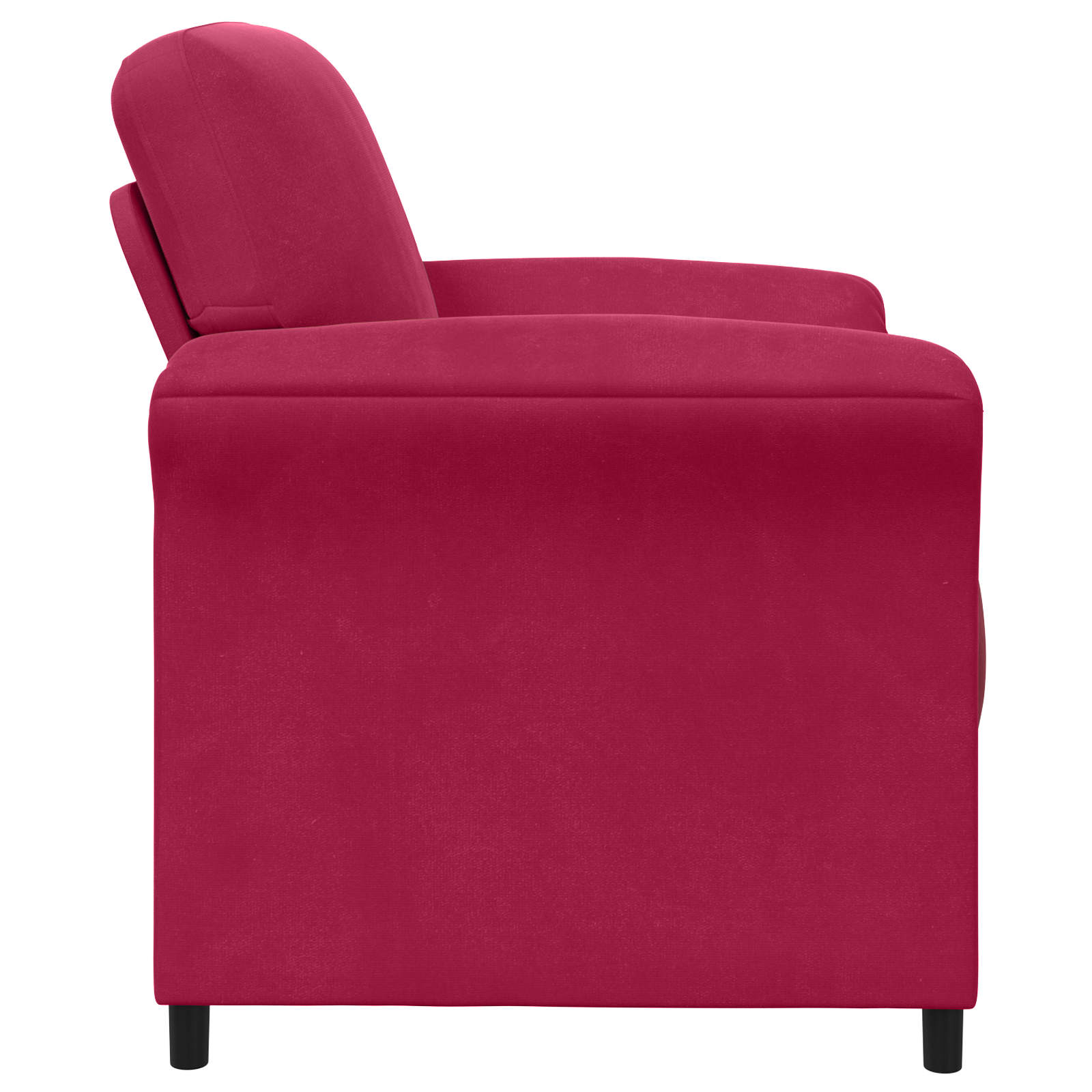 vidaXL Sofa 1-osobowa Czerwone wino 88 x 83 x 95 cm Welur
