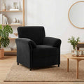 vidaXL Sofa 1-osobowa Czarny 88 x 83 x 95 cm Welur