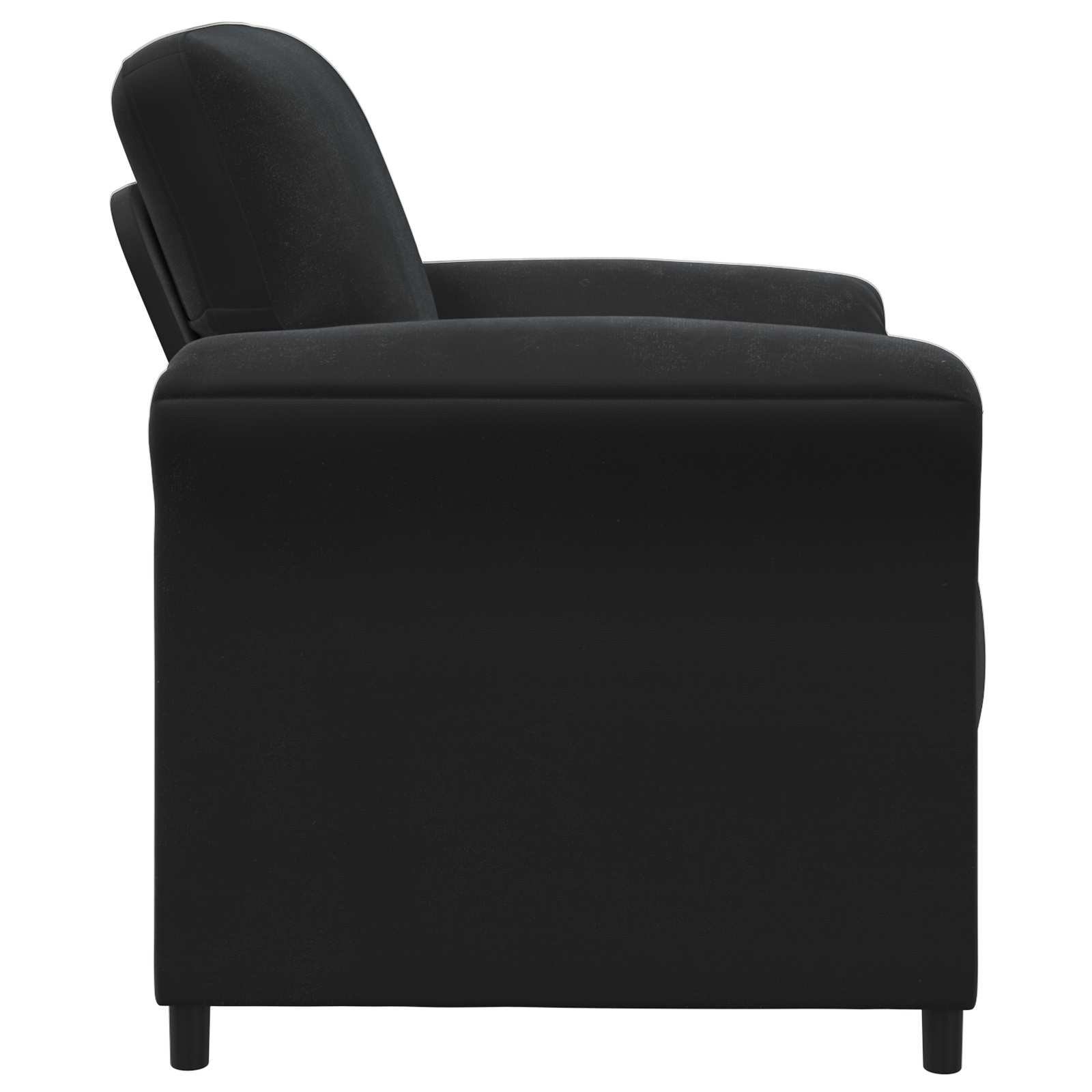 vidaXL Sofa 1-osobowa Czarny 88 x 83 x 95 cm Welur