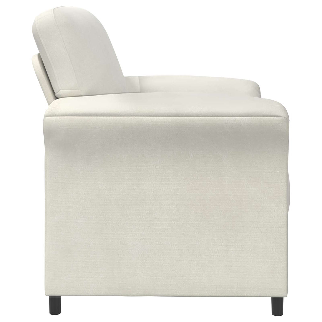 vidaXL Sofa 1-osobowa kremowy 88 x 83 x 95 cm Welur