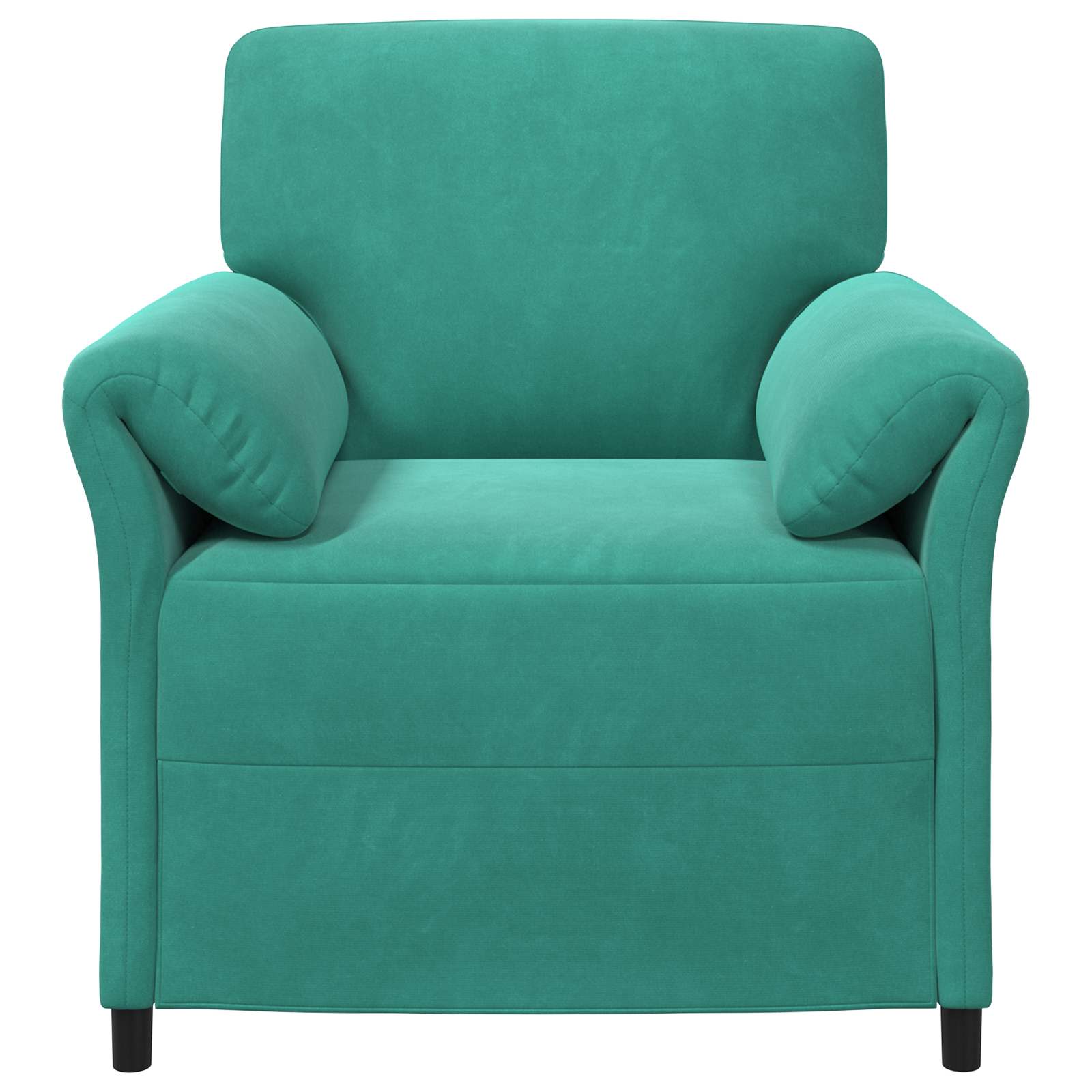 vidaXL Sofa 1-osobowa Turkusowy 88 x 83 x 95 cm Welur