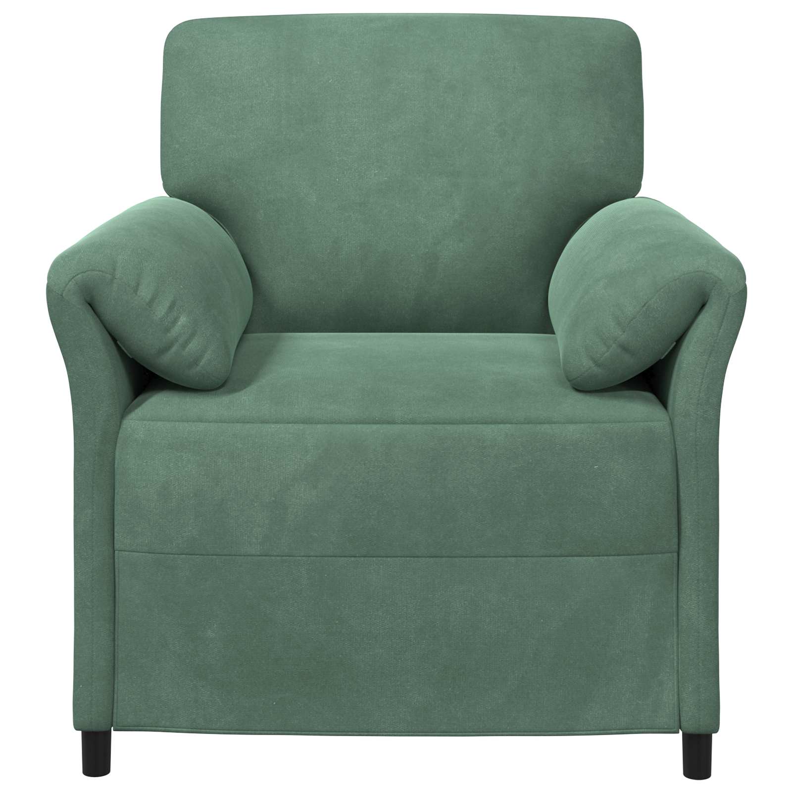 vidaXL Sofa 1-osobowa Zielony morski 88 x 83 x 95 cm Welur