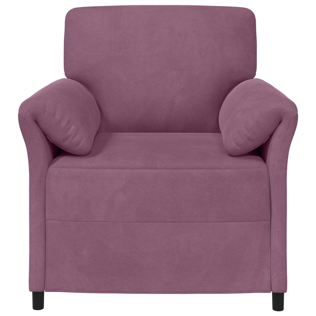 vidaXL Sofa 1-osobowa Fioletowy 88 x 83 x 95 cm Welur