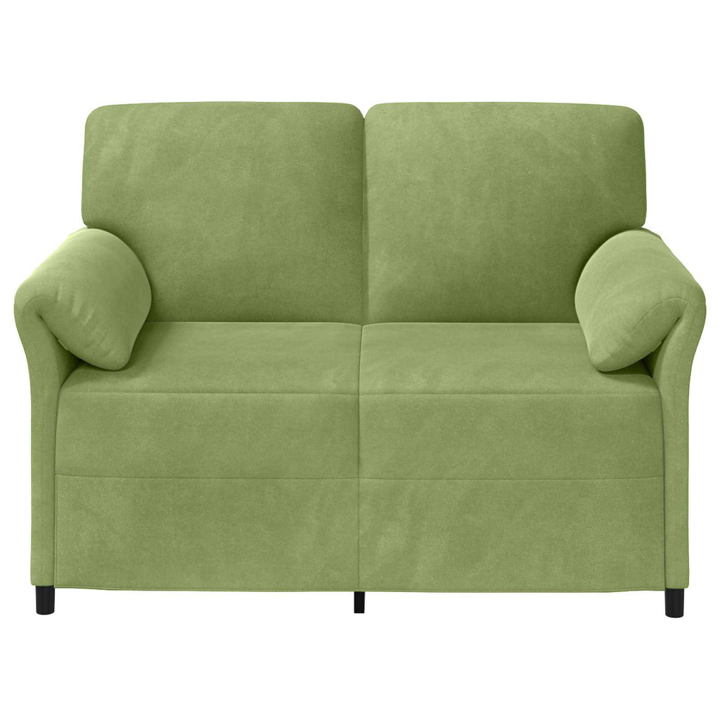 vidaXL Sofa dwuosobowa Jasnozielony 138 x 83 x 95 cm Welur
