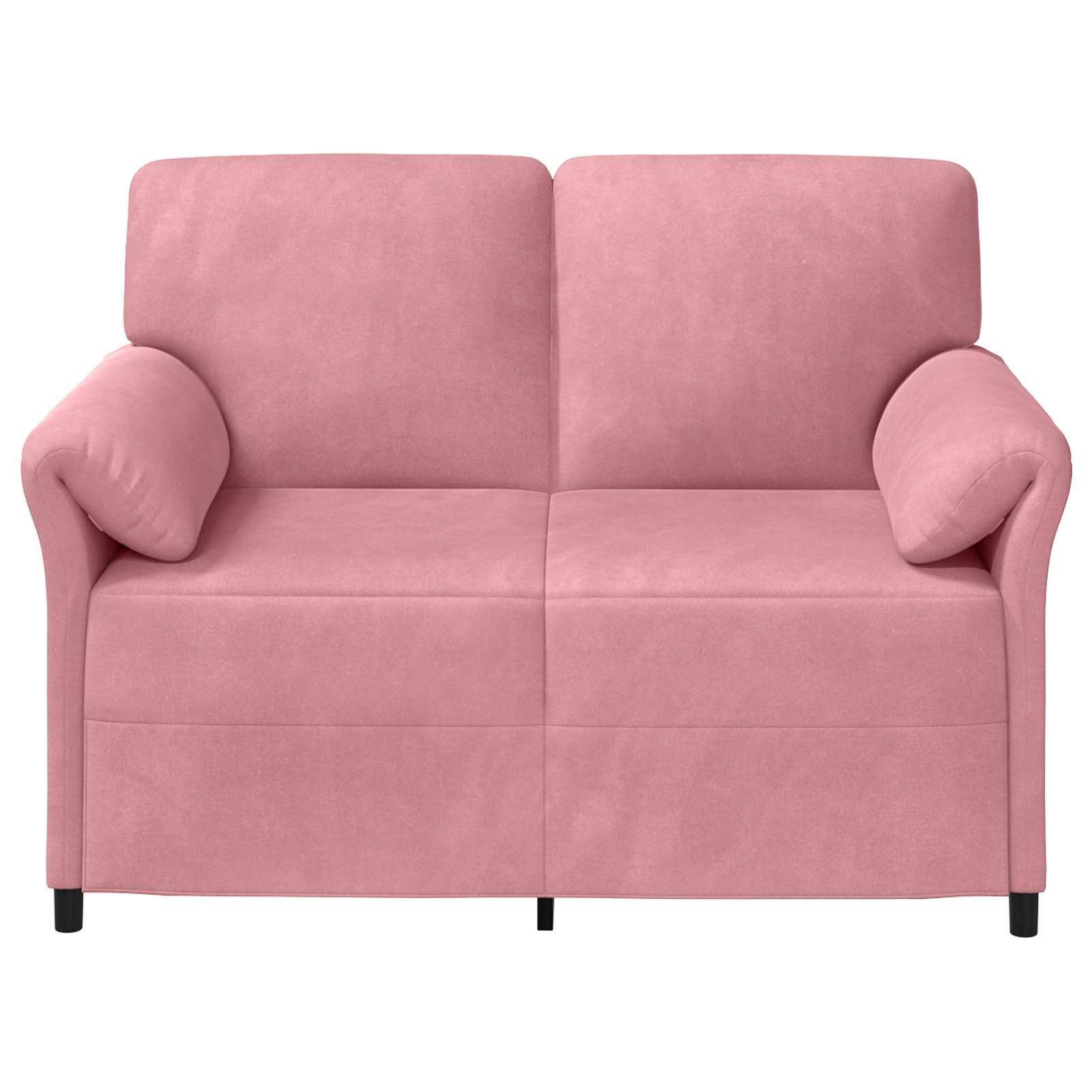 vidaXL Sofa dwuosobowa różowy 138 x 83 x 95 cm Welur