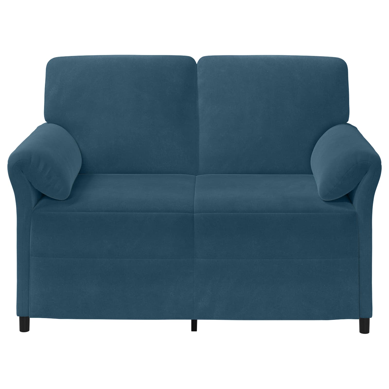 vidaXL Sofa dwuosobowa niebieski 138 x 83 x 95 cm Welur