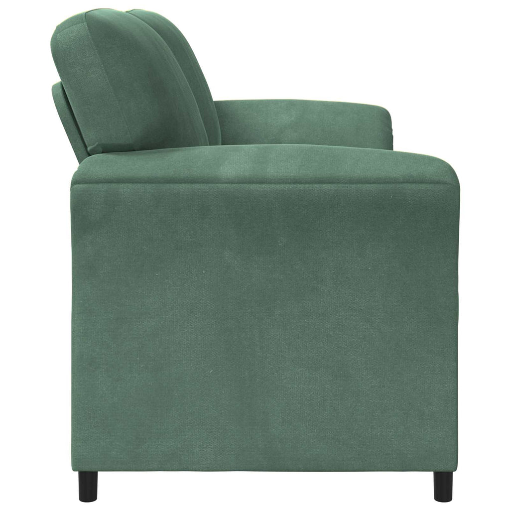 vidaXL Sofa dwuosobowa Zielony morski 138 x 83 x 95 cm Welur