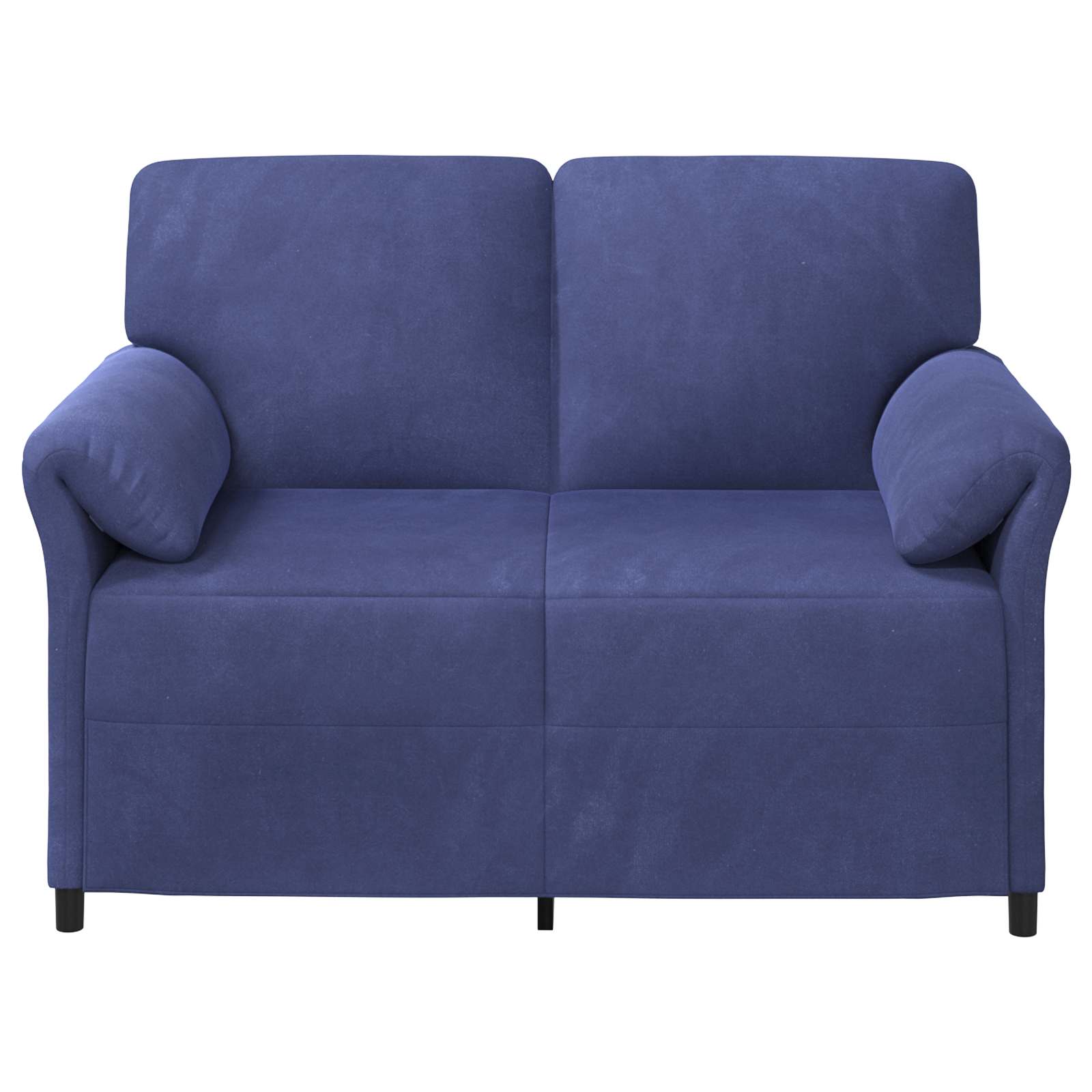 vidaXL Sofa dwuosobowa Niebieski policyjny 138 x 83 x 95 cm Welur