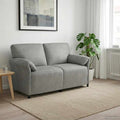 vidaXL Sofa dwuosobowa jasnoszary 158 x 83 x 95 cm Welur