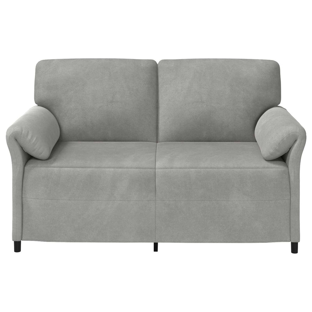 vidaXL Sofa dwuosobowa jasnoszary 158 x 83 x 95 cm Welur