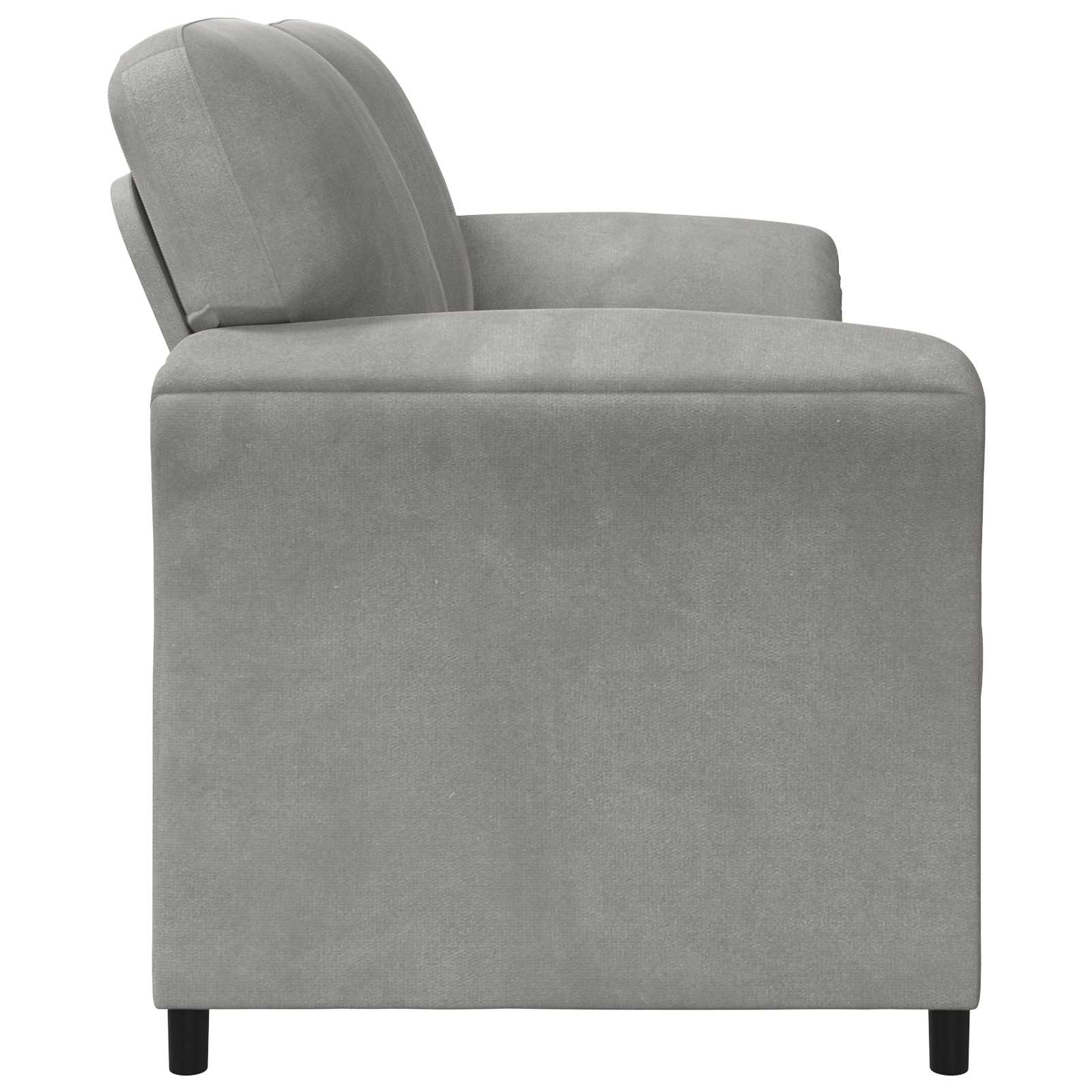 vidaXL Sofa dwuosobowa jasnoszary 158 x 83 x 95 cm Welur