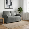 vidaXL Sofa dwuosobowa ciemnoszary 158 x 83 x 95 cm Welur