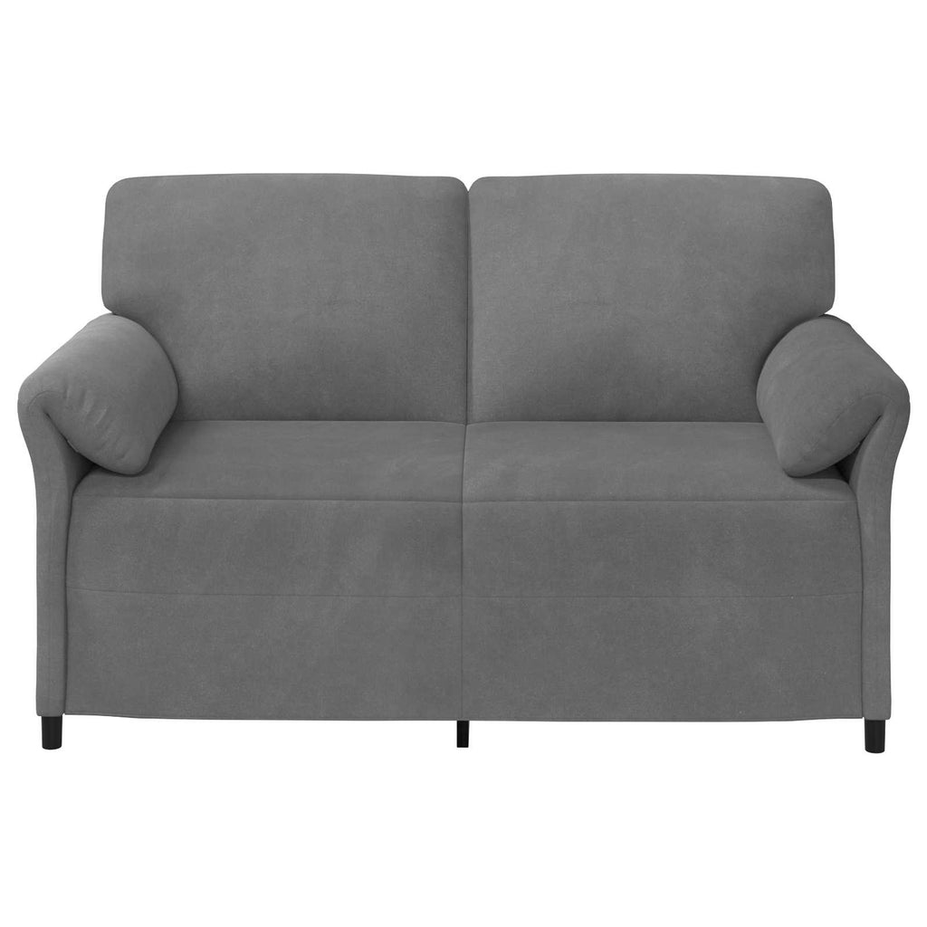vidaXL Sofa dwuosobowa ciemnoszary 158 x 83 x 95 cm Welur