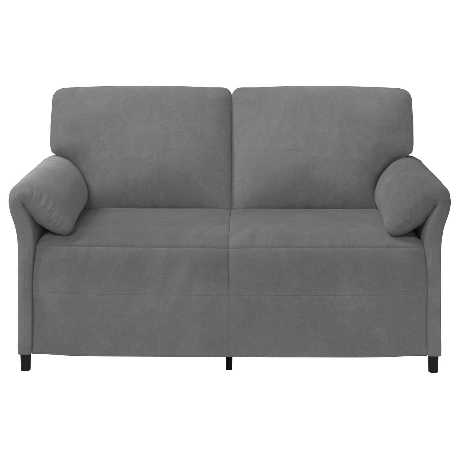vidaXL Sofa dwuosobowa ciemnoszary 158 x 83 x 95 cm Welur