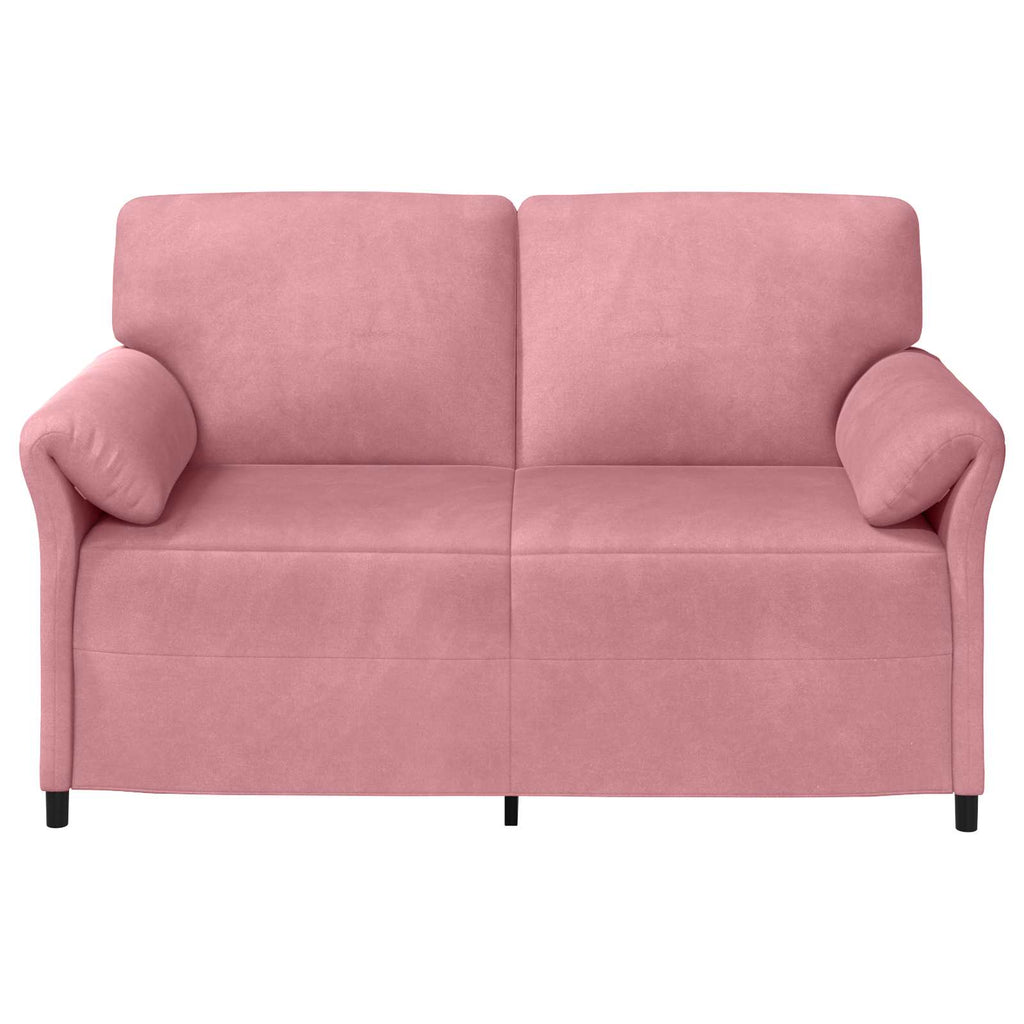 vidaXL Sofa dwuosobowa różowy 158 x 83 x 95 cm Welur