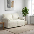 vidaXL Sofa dwuosobowa kremowy 158 x 83 x 95 cm Welur