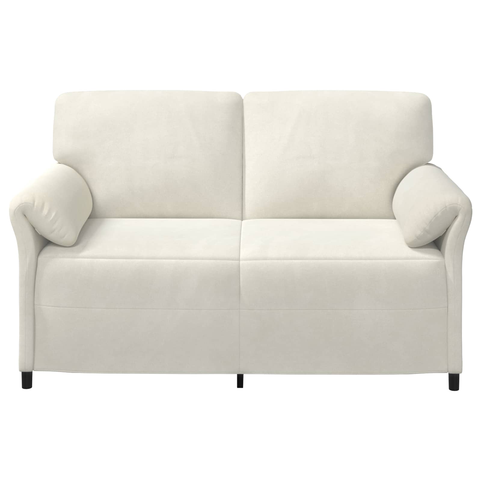 vidaXL Sofa dwuosobowa kremowy 158 x 83 x 95 cm Welur