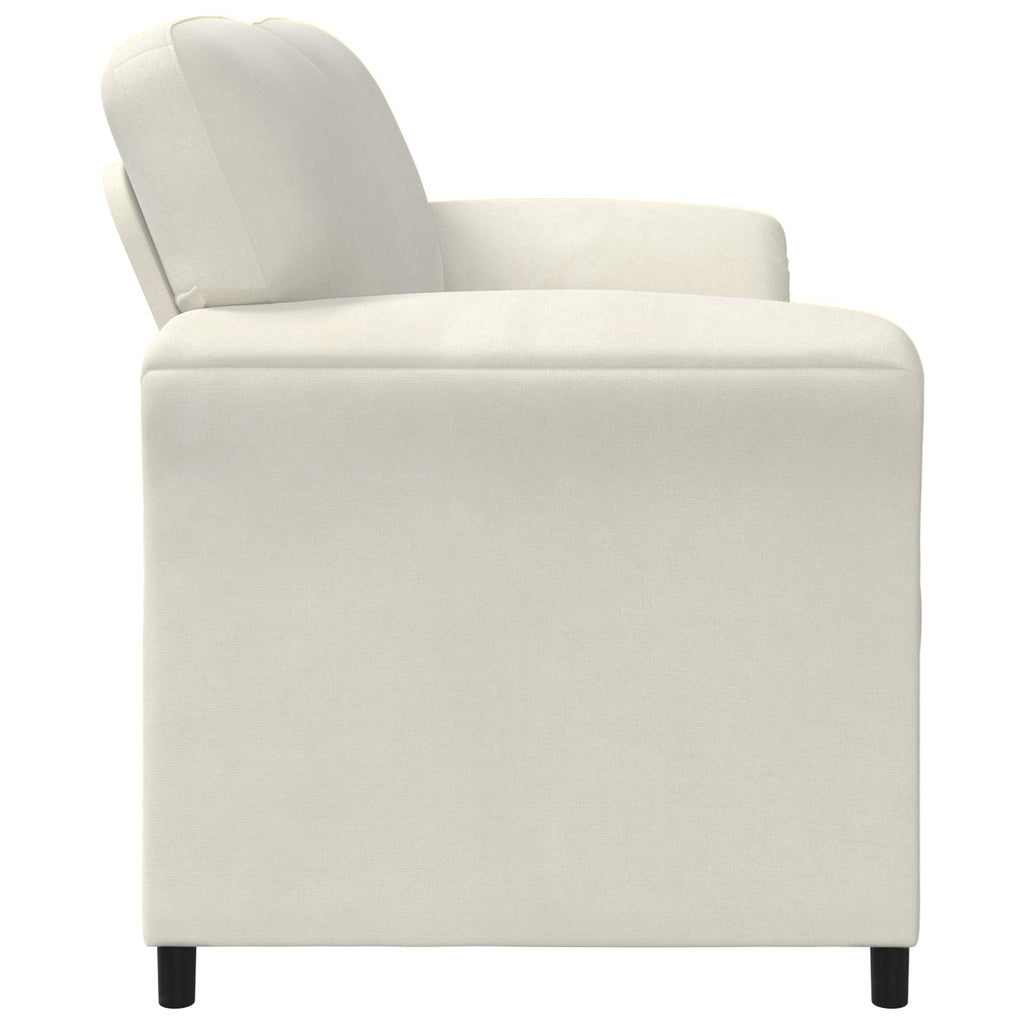 vidaXL Sofa dwuosobowa kremowy 158 x 83 x 95 cm Welur
