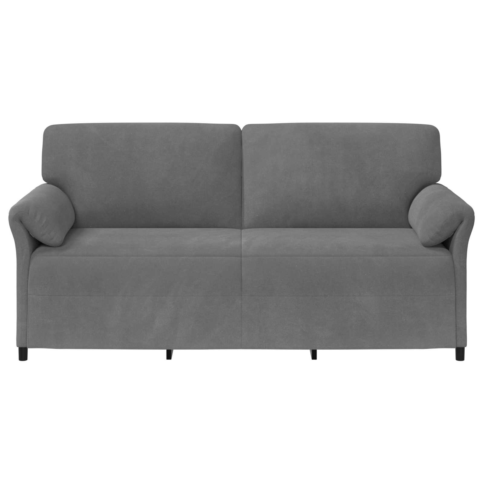 vidaXL Sofa 3-osobowa ciemnoszary 198 x 83 x 95 cm Welur