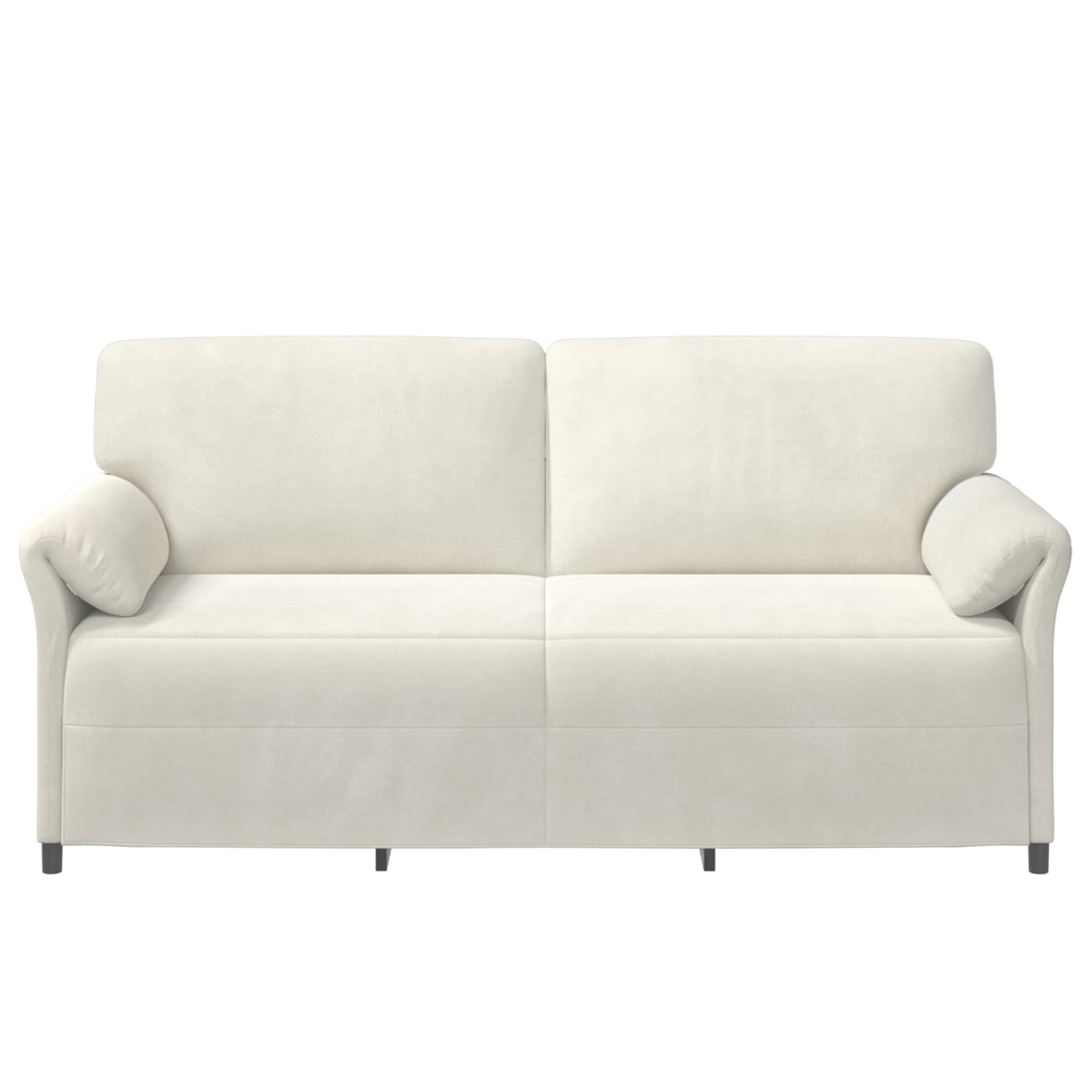 vidaXL Sofa 3-osobowa kremowy 198 x 83 x 95 cm Welur
