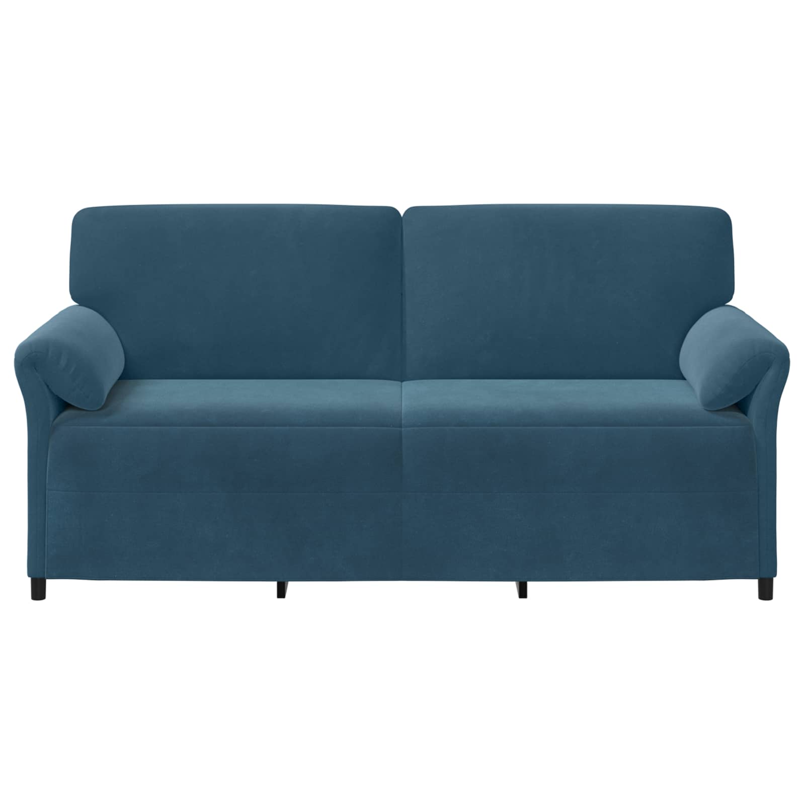 vidaXL Sofa 3-osobowa niebieski 198 x 83 x 95 cm Welur