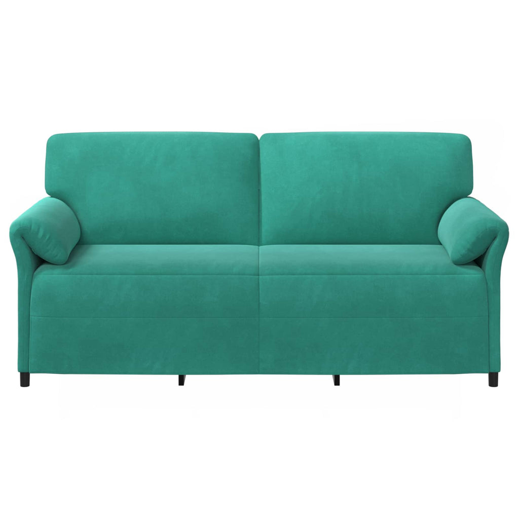 vidaXL Sofa 3-osobowa Turkusowy 198 x 83 x 95 cm Welur