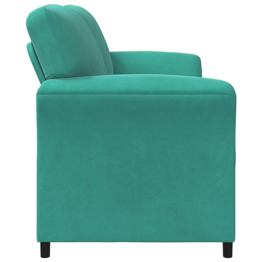 vidaXL Sofa 3-osobowa Turkusowy 198 x 83 x 95 cm Welur