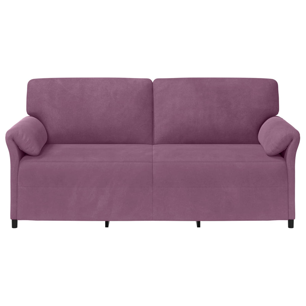 vidaXL Sofa 3-osobowa Fioletowy 198 x 83 x 95 cm Welur