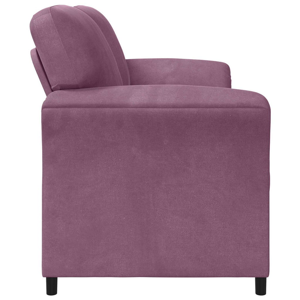 vidaXL Sofa 3-osobowa Fioletowy 198 x 83 x 95 cm Welur
