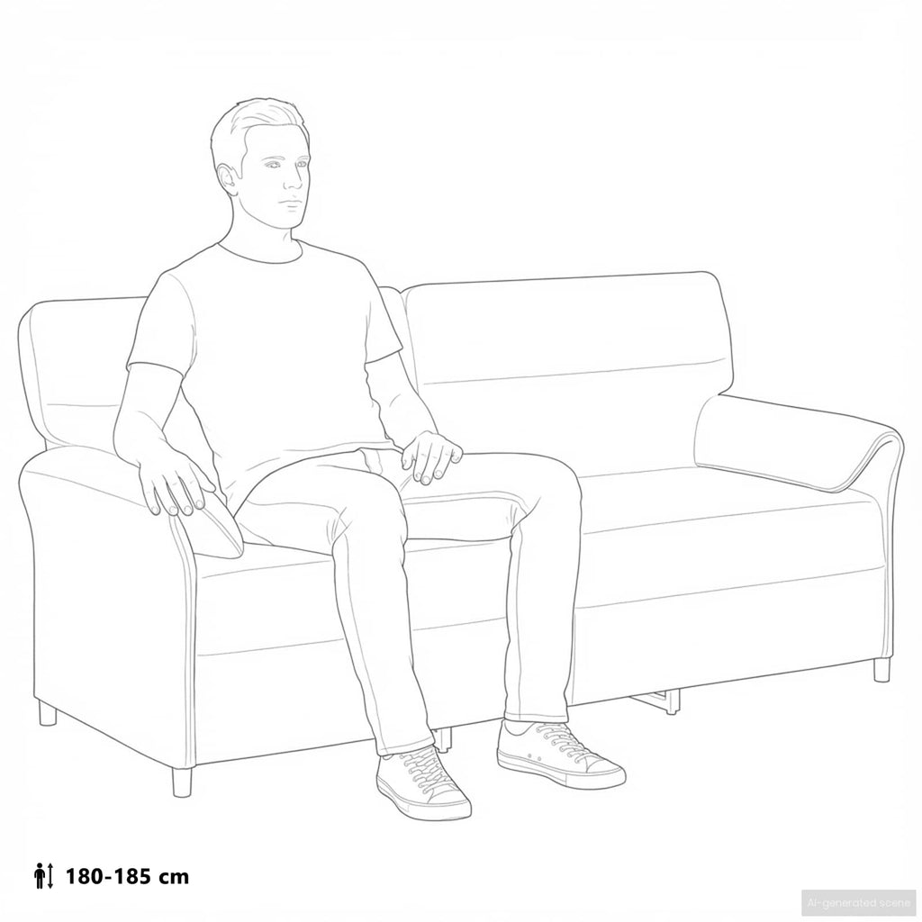 vidaXL Sofa 3-osobowa Fioletowy 198 x 83 x 95 cm Welur