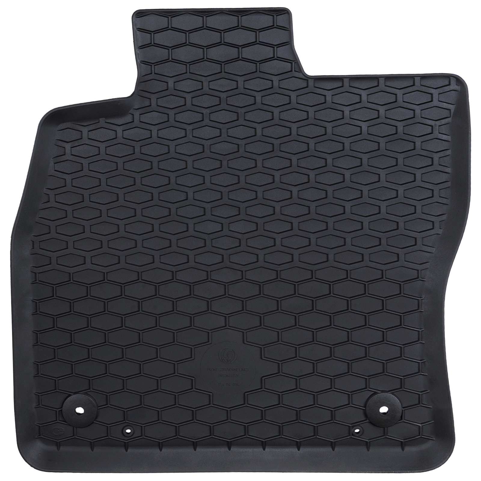 vidaXL Mata samochodowa 4 pcs Czarny odpowiedni dla Audi A3 2012-2020