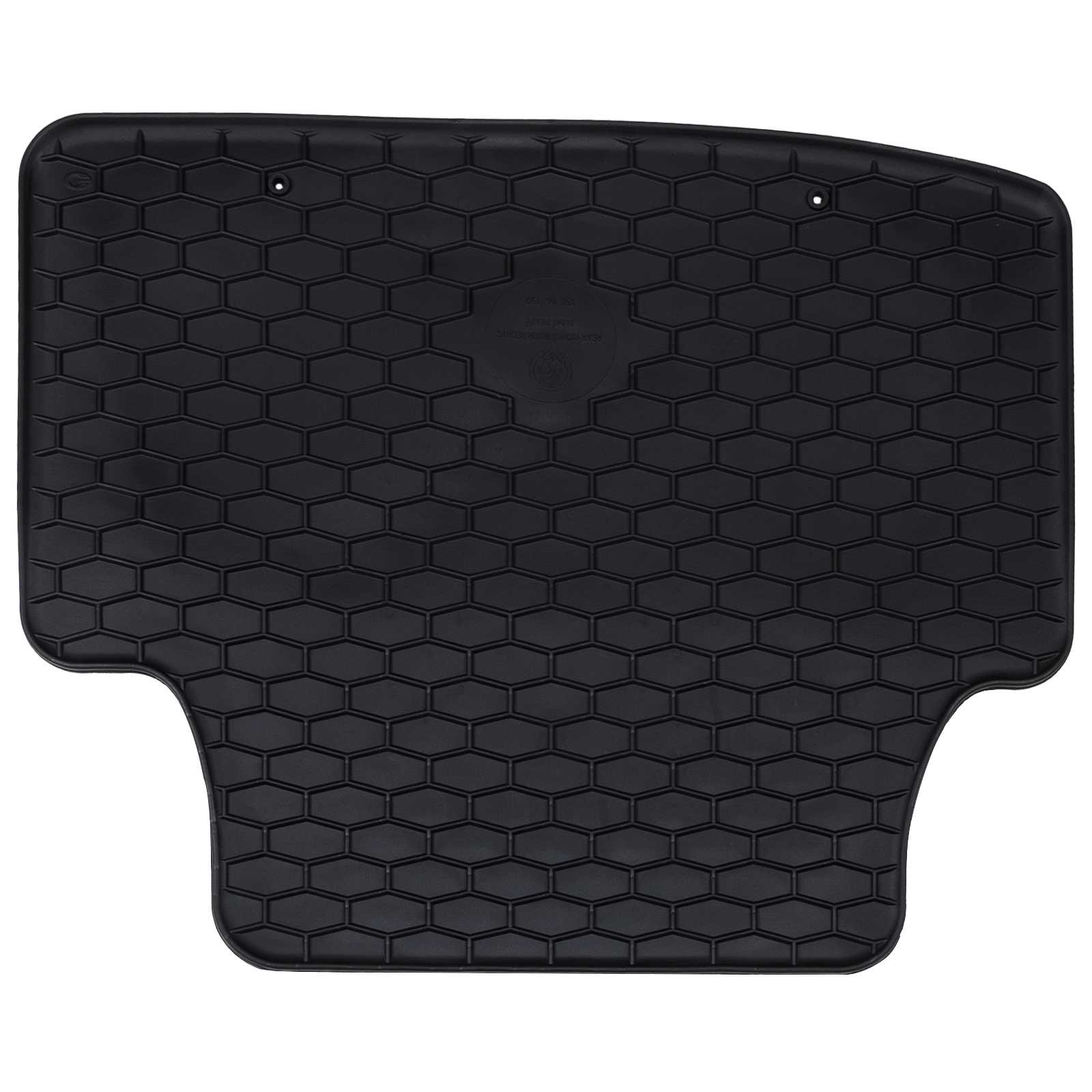 vidaXL Mata samochodowa 4 pcs Czarny Guma