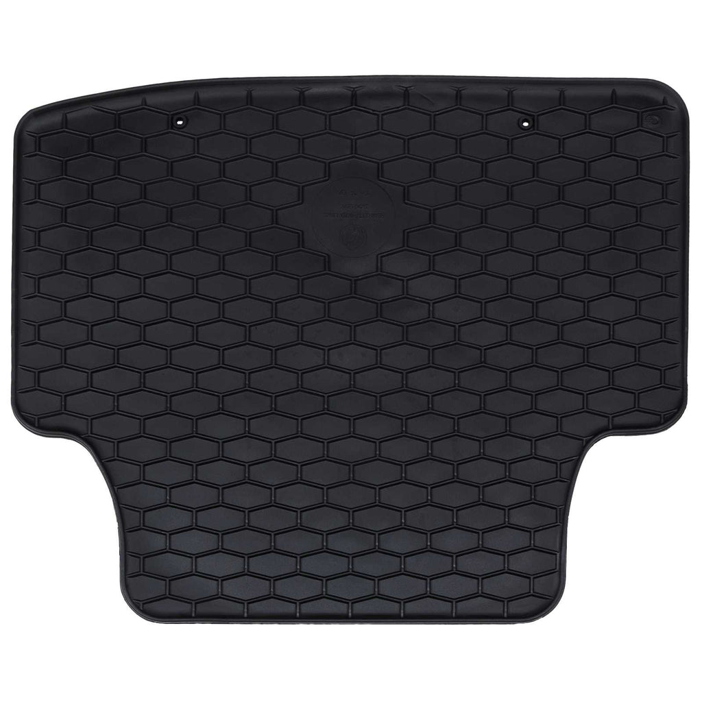 vidaXL Mata samochodowa 4 pcs Czarny Guma