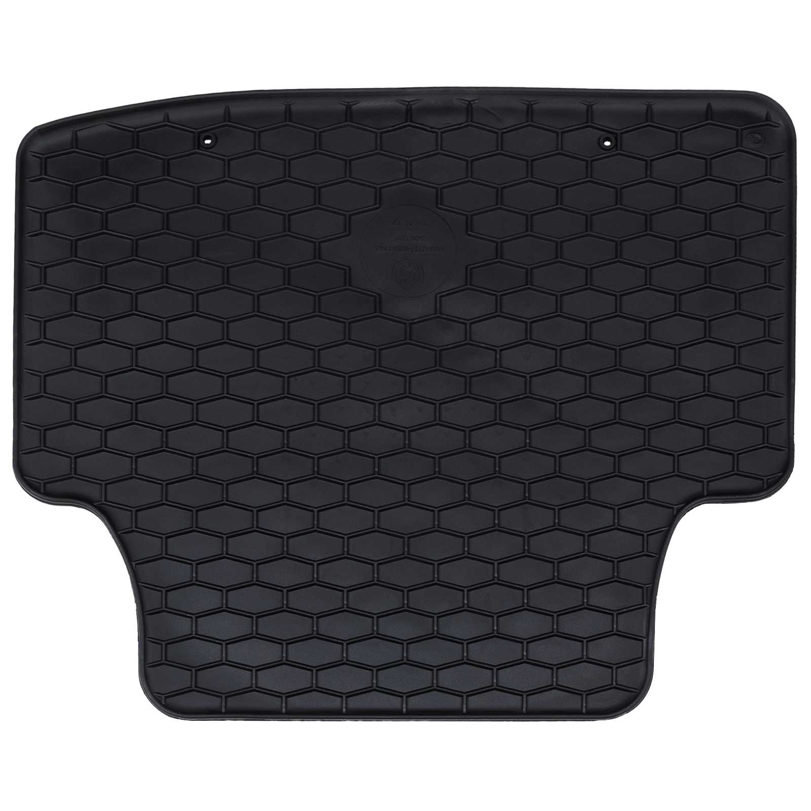 vidaXL Mata samochodowa 4 pcs Czarny Guma
