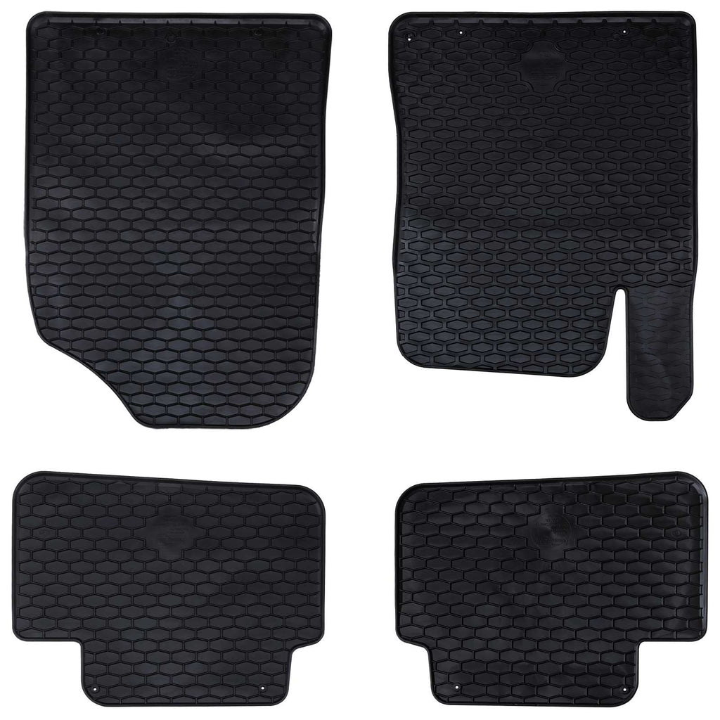 vidaXL Mata samochodowa 4 pcs Czarny Odpowiedni dla Hyundai i30 2017