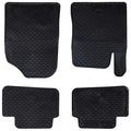 vidaXL Mata samochodowa 4 pcs Czarny Odpowiedni dla Hyundai i30 2017