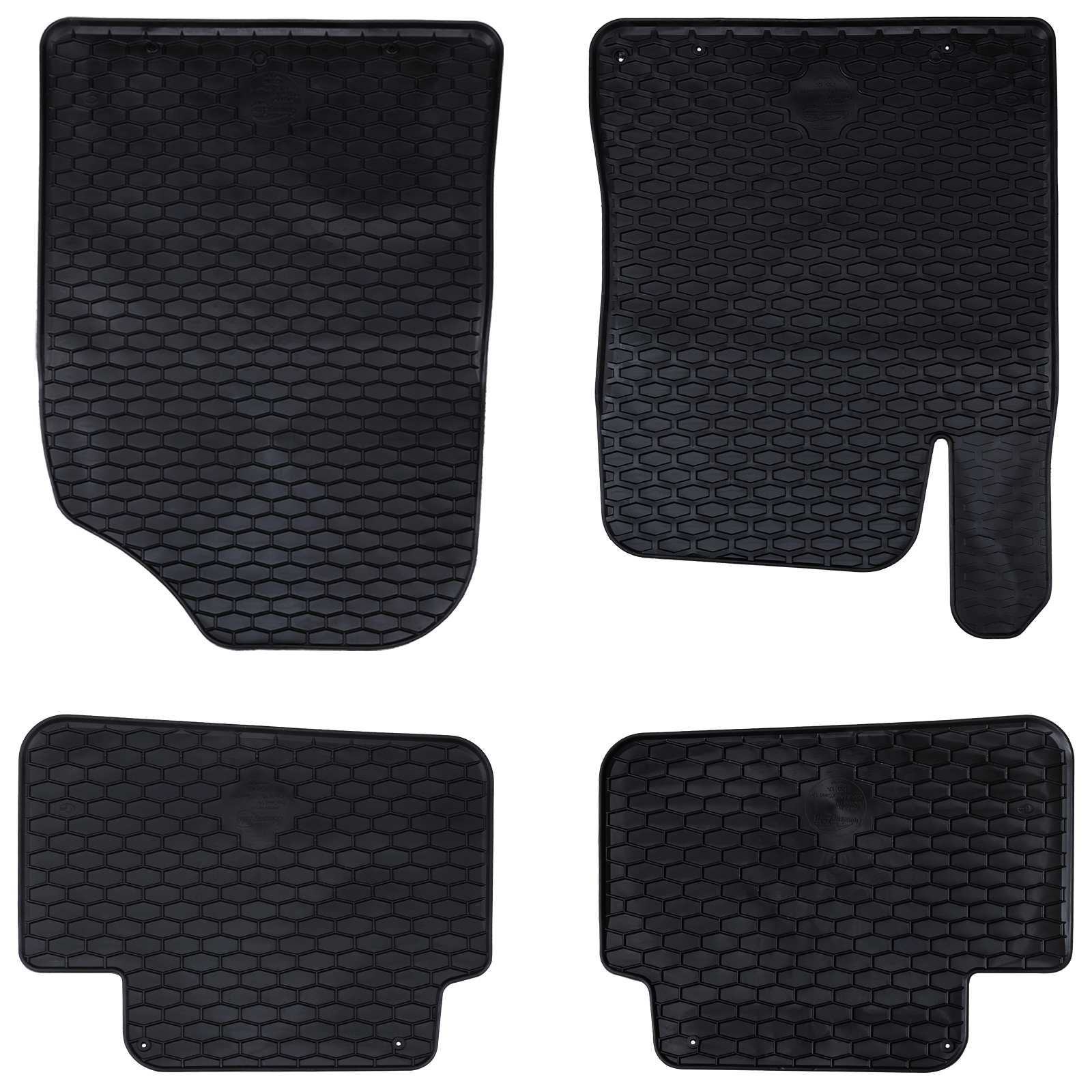 vidaXL Mata samochodowa 4 pcs Czarny Odpowiedni dla Hyundai i30 2017