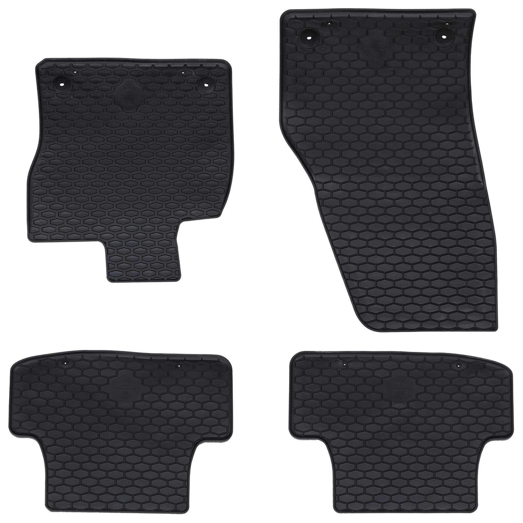 vidaXL Mata samochodowa 4 pcs Czarny odpowiedni dla VW T-ROC 2017-