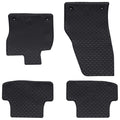 vidaXL Mata samochodowa 4 pcs Czarny odpowiedni dla VW T-ROC 2017-