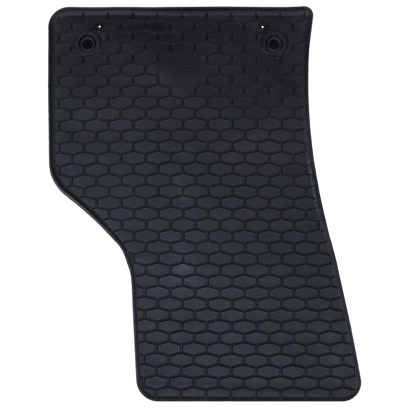 vidaXL Mata samochodowa 4 pcs Czarny Guma
