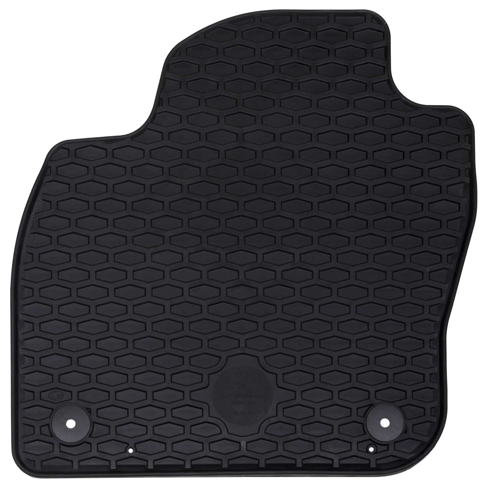 vidaXL Mata samochodowa 4 pcs Czarny pasuje do VW T-CROSS 2019- Guma