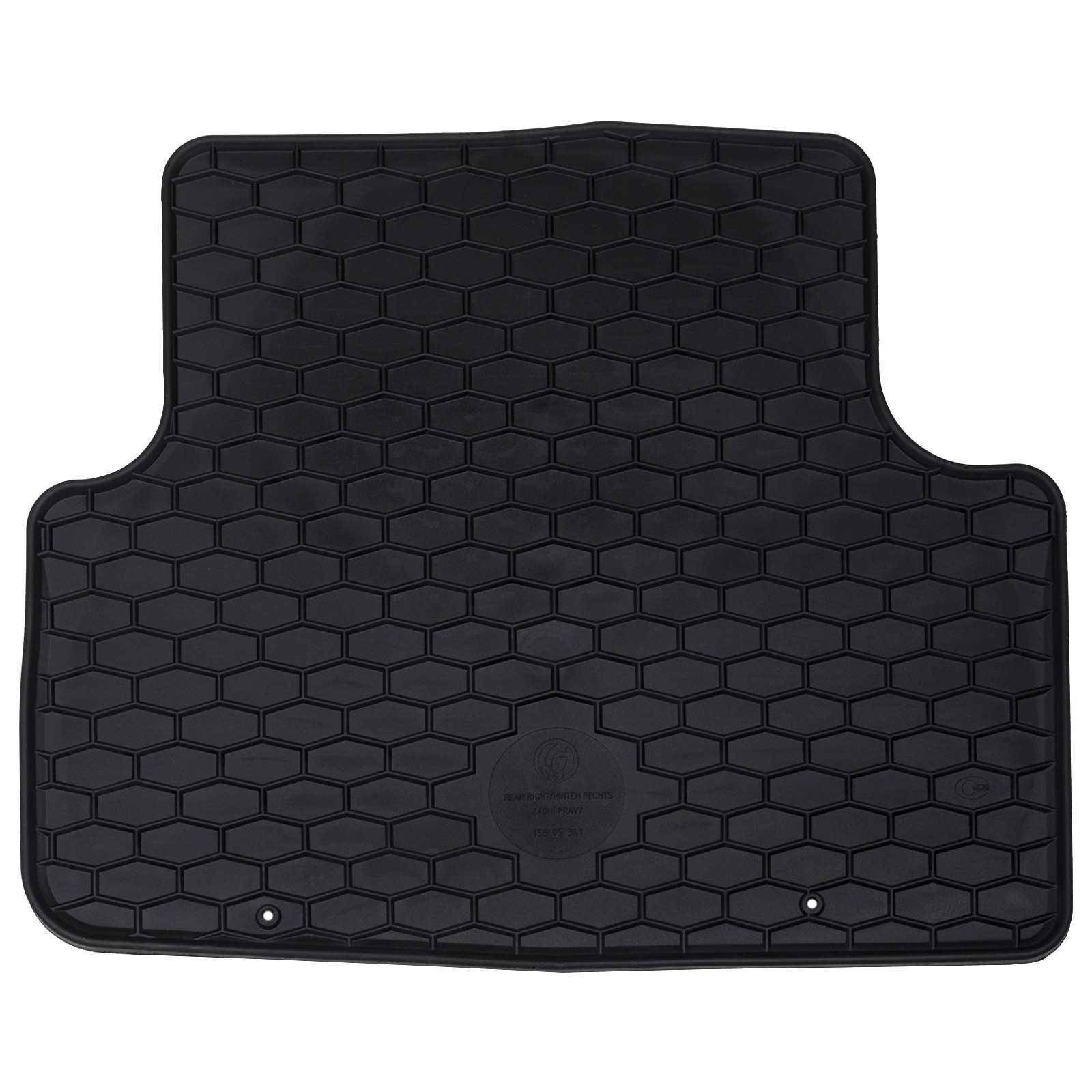 vidaXL Mata samochodowa 4 pcs Czarny pasuje do VW T-CROSS 2019- Guma