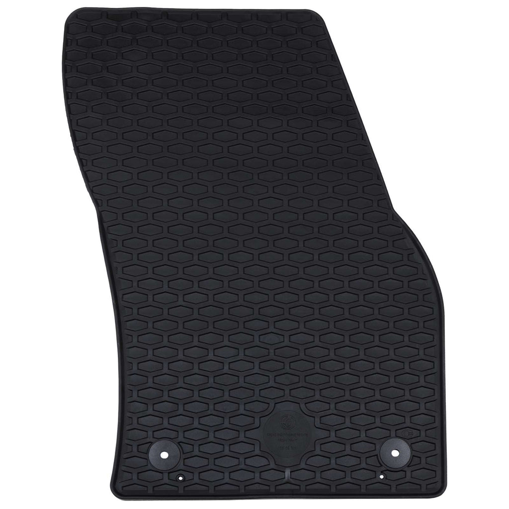 vidaXL Mata samochodowa 4 pcs Czarny odpowiedni do VW CADDY 2020- Guma