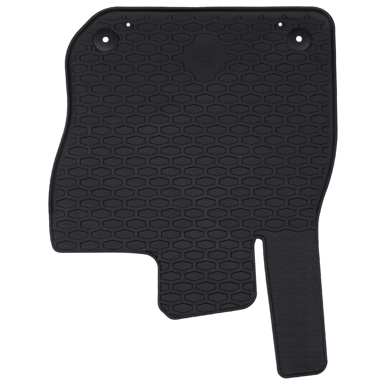 vidaXL Mata samochodowa 4 pcs Czarny Guma