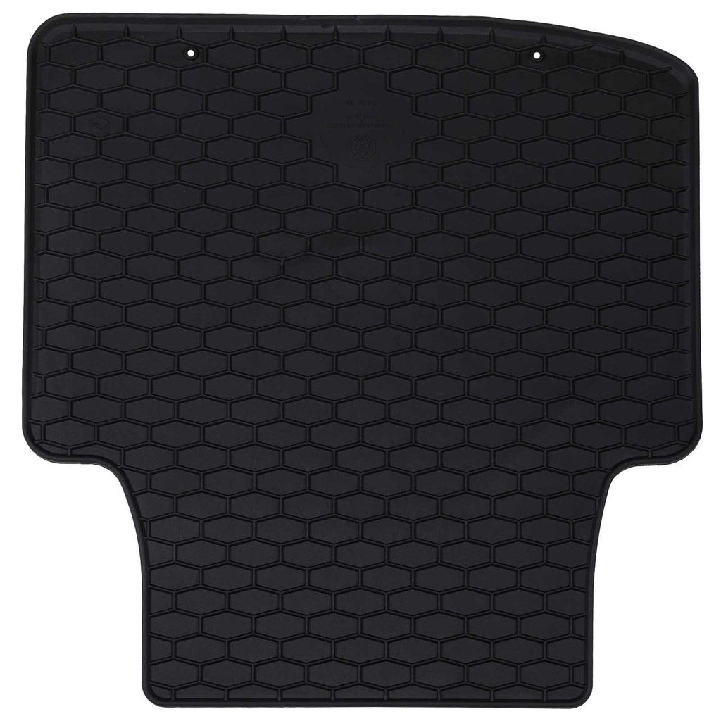 vidaXL Mata samochodowa 4 pcs Czarny Guma
