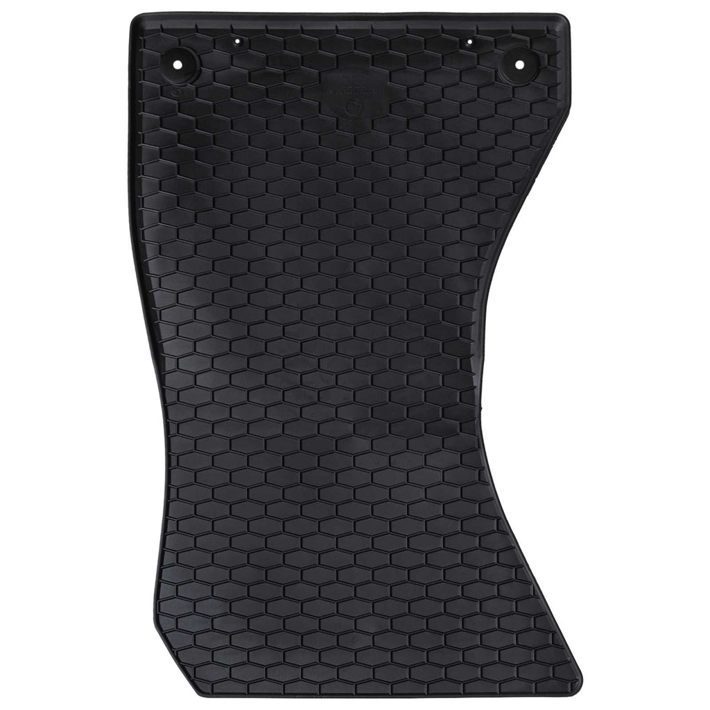 vidaXL Mata samochodowa 4 pcs Czarny Guma