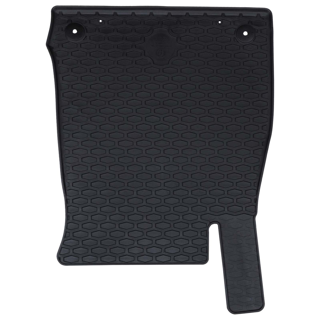 vidaXL Mata samochodowa 4 pcs Czarny Guma