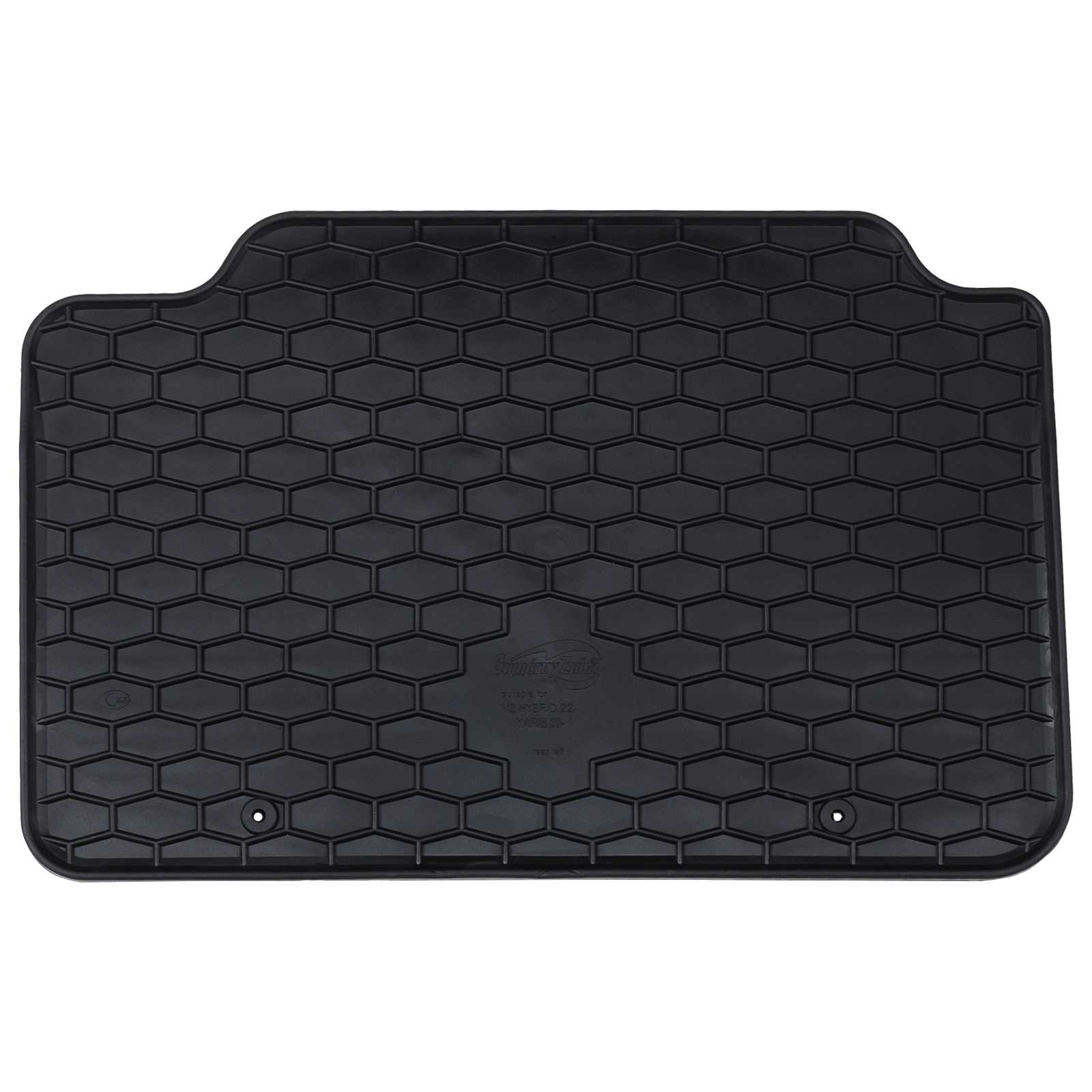 vidaXL Mata samochodowa 4 pcs Czarny pasuje do Toyota YARIS 2020- Guma